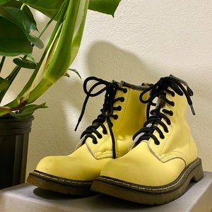 Yellow Dr. Martens Size 6